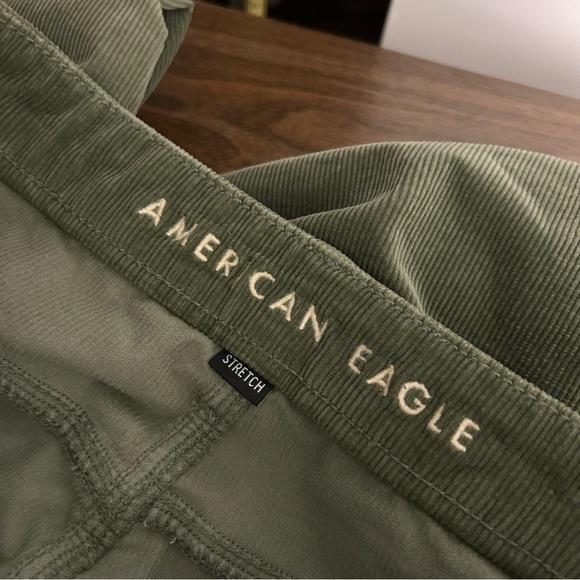 💕 AE high rise jegging Green Corduroy Pants 12 - Picture 5 of 11